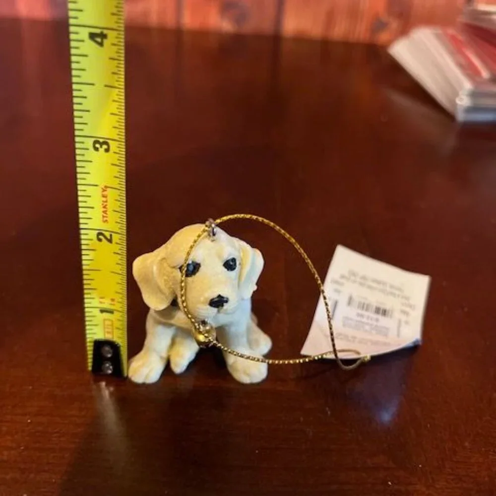 Gisela Graham Yellow Labrador Puppy christmas Ornament With Bell dog lover gift‎